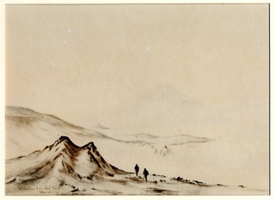 Mount Erebus from Hut Point, 1901-04 by Edward Adrian Wilson