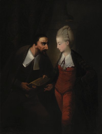 Portia and Shylock, from Shakespeare