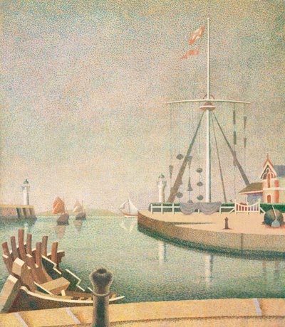 Honfleur, Entrance to the Harbour by Edward Alexander Wadsworth