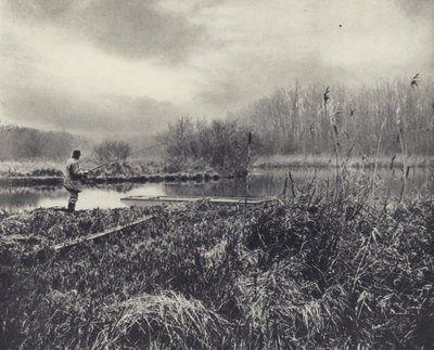 A January Evening on the Test by Edward Alfred Barton