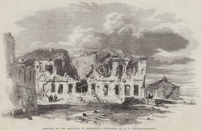 Remains of the Hospital in Sebastopol by Edward Angelo Goodall