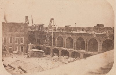 The Evacuation of Fort Sumter, April 1861 by Edward Anthony