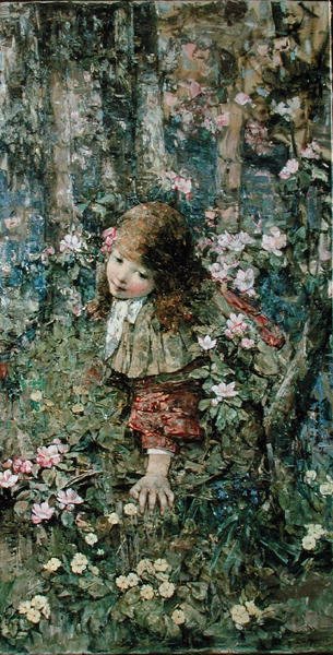 Springtime by Edward Atkinson Hornel
