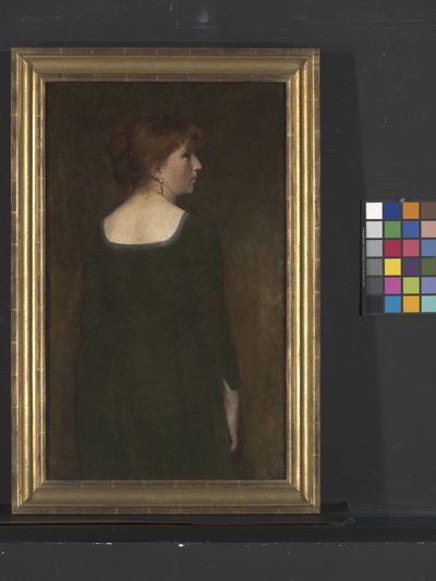Portrait of a Young Woman, about 1887 by Edward August Bell
