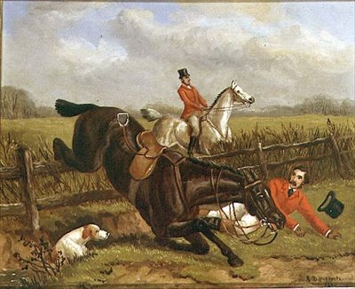 A Fall out Hunting by Edward Benjamin Herberte