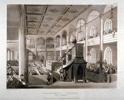 Philanthropic Society Institution Chapel, London Road, Southwark, London by Edward Blackburn