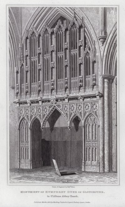 Monument of Humphrey Duke of Gloucester, in St Albans Abbey Church by Edward Blore