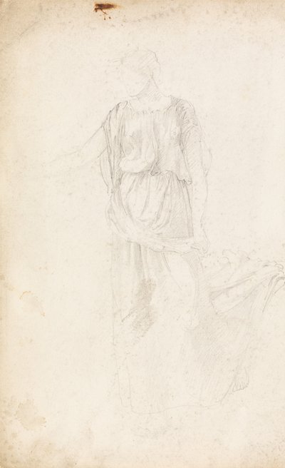 Classical Figure by Edward Burne-Jones