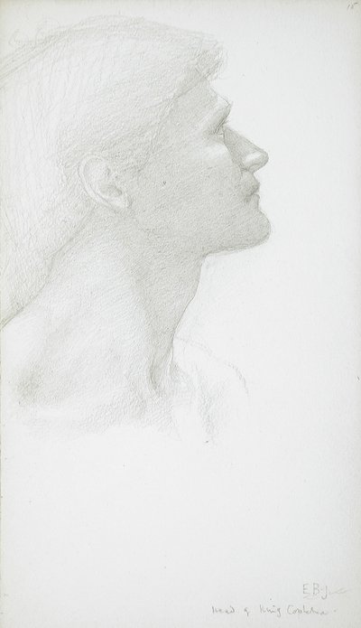Head of a Man by Edward Burne-Jones