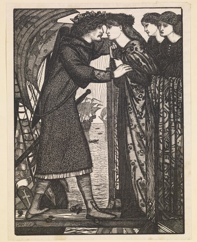 King Sigurd the Crusader - A Norse Saga by Edward Burne Jones