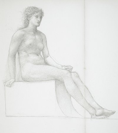 Legs of Female Nude by Edward Burne-Jones