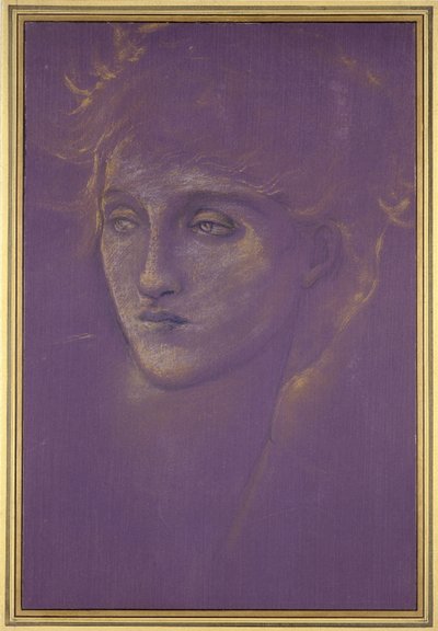 Head of a Woman by Edward Burne Jones