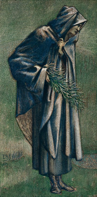 Study for St. Joseph in Picture, The Star of Bethlehem by Edward Burne Jones