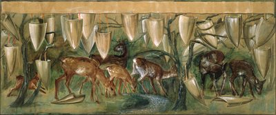 Study for the Holy Grail Tapestries by Edward Burne Jones