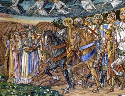 The Virgin and the Holy Martyrs by Edward Burne Jones