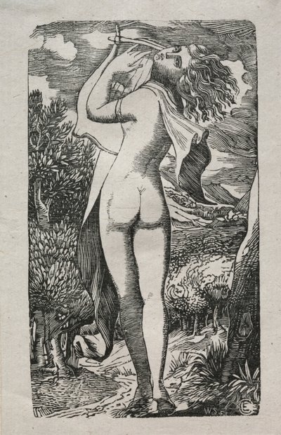 Bacchante or The Player on The Lyre by Edward Calvert