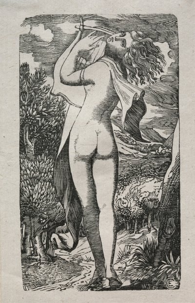 Bacchante or The Player on The Lyre, 1829 by Edward Calvert