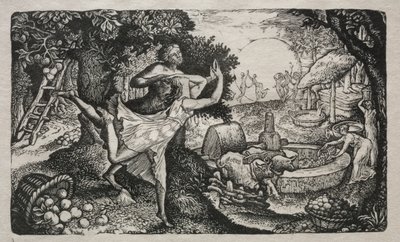 The Cyder Feast: A Vision of Joy and Thanksgiving by Edward Calvert