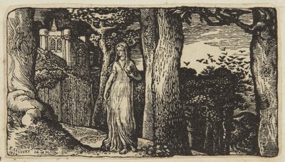 The Lady with the Rooks by Edward Calvert