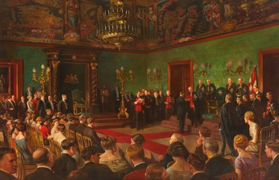 Pilgrimage, 26 March 1926, Member of the Royal Victorian Order of St John Investiture in Malta by Edward Caruana Dingli