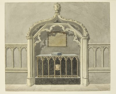 Monument to Mary Grosett in Bristol Cathedral by Edward Cashin