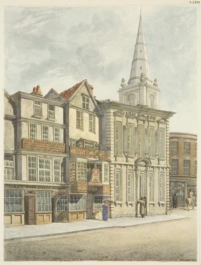 Old Council House, taken down 1824 by Edward Cashin