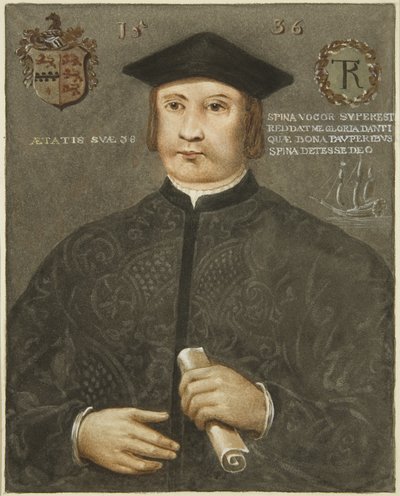 Portrait of Robert Thorne, Grammar School, Unity Street by Edward Cashin