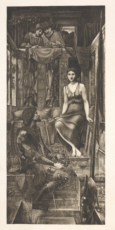 King Cophetua and the beggar maid by Edward Coley (after) Burne Jones