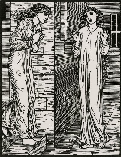 Comes to the First Sister by Edward Coley (after) Burne Jones