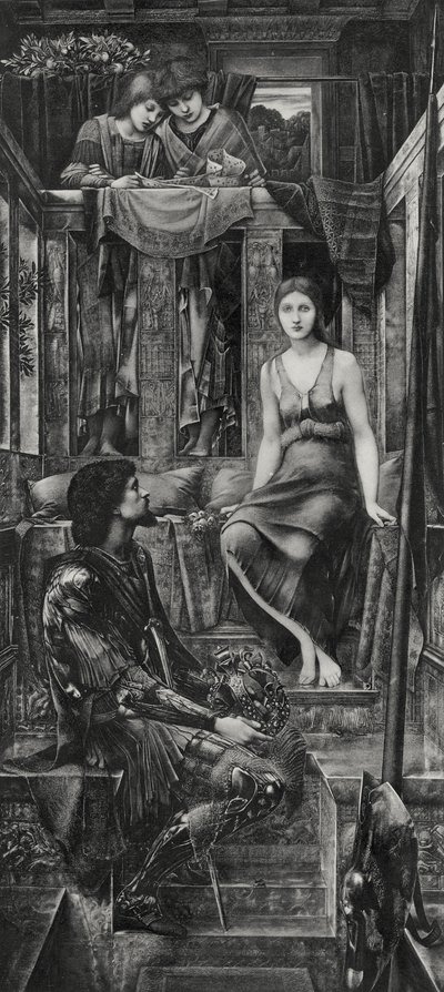 King Cophetua and the Beggar Maid by Edward Coley (after) Burne Jones