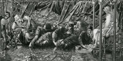 The Council Chamber, from The Briar Rose Series by Edward Coley (after) Burne Jones