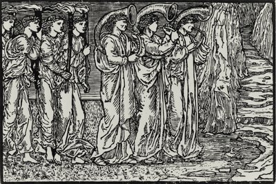 The Procession to the Hill by Edward Coley (after) Burne Jones