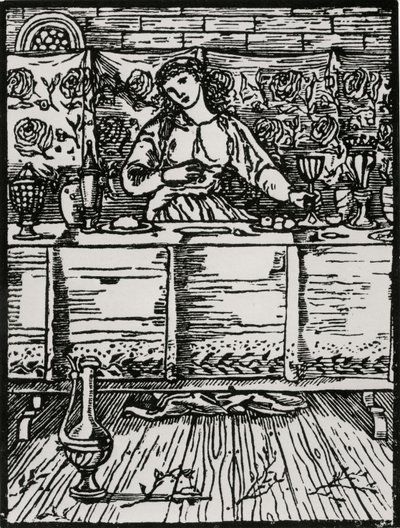 The Song while she Eats by Edward Coley (after) Burne Jones