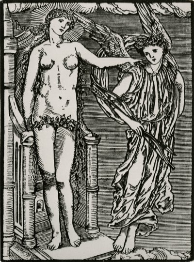 Venus Sending Cupid to Psyche by Edward Coley (after) Burne Jones