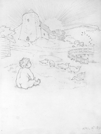 Birthday- April 16 by Edward Coley Burne Jones