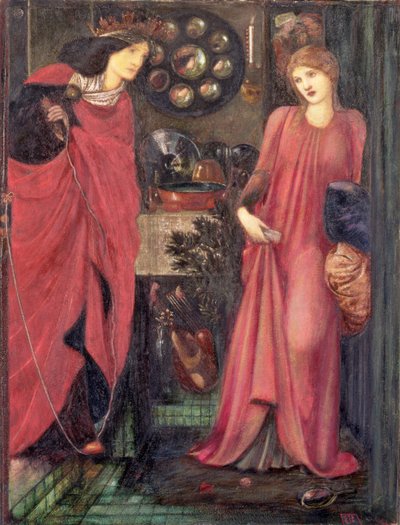 Fair Rosamund and Queen Eleanor by Edward Burne Jones