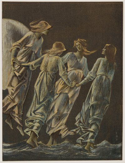 Nymphs of the Moon by Edward Coley Burne-Jones