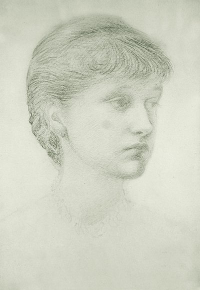 Portrait of Madeleine Wyndham by Edward Coley Burne Jones