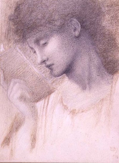 Study of a Head by Edward Coley Burne Jones