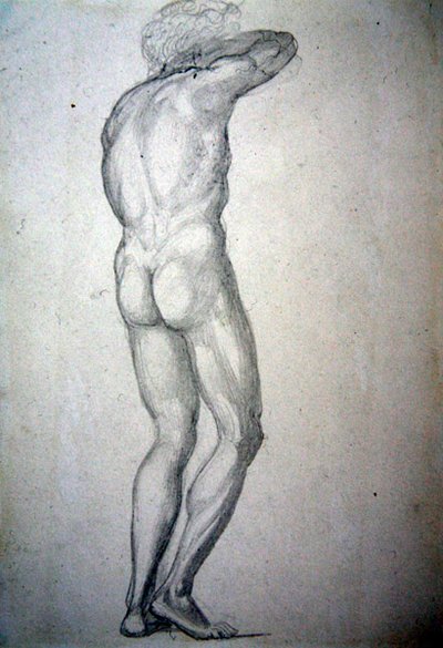 Study of a Standing Nude by Edward Coley Burne Jones