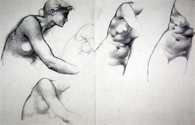 The Tree of Forgiveness - Study for the figure of Phyllis by Edward Coley Burne Jones
