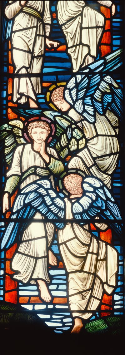 Angels Climbing and Descending (detail) by Edward Burne Jones