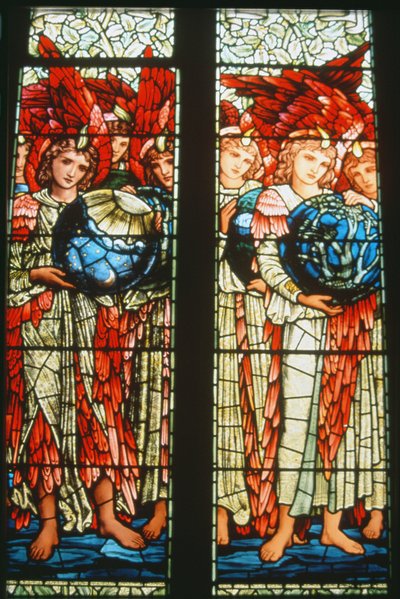 Angels of Creation: the Third and Fourth Days by Edward Burne Jones