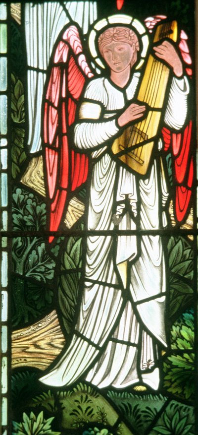 Angels of Paradise: Musical Angel by Edward Burne Jones