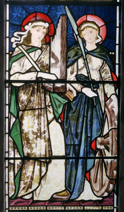 St Mary, St Cecilia & St Catherine, 1869 by Edward Burne Jones