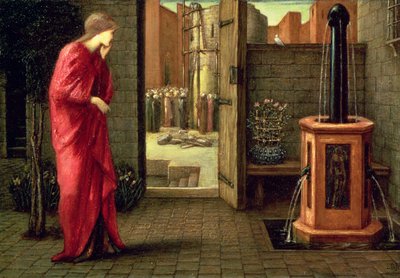 Danae Watching the Building of the Brazen Tower by Edward Burne Jones