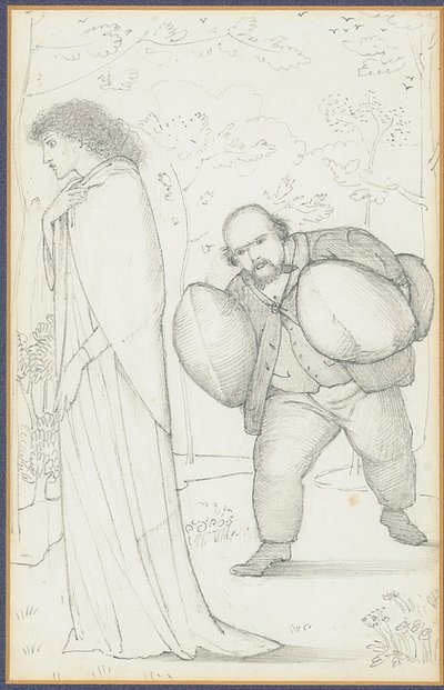 Bringing Cushions to Jane Morris by Edward Burne Jones
