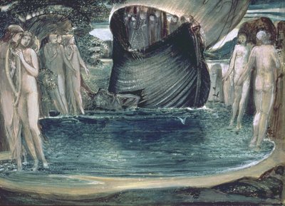 Design for The Sirens, 1890s by Edward Burne Jones