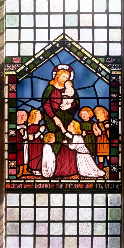 Detail of Christ Blessing the Children by Edward Burne Jones