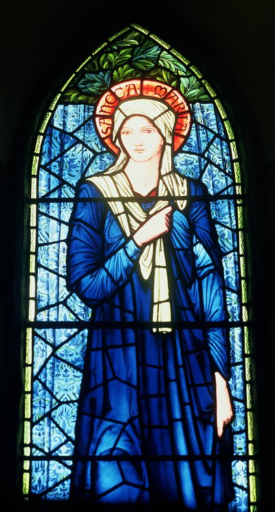 Virgin Mary (detail) by Edward Burne Jones